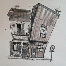 My project for course: Expressive Architectural Sketching with Colored Markers Ein Projekt aus dem Bereich Skizzenentwurf, Zeichnung, Architektonische Illustration, Sketchbook und Illustration mit Tinte von humbertoferreira1972 - 21.05.2024