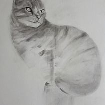 Mijn project van de cursus: Expressief tekenen met houtskool. Fine Arts, Drawing, Portrait Drawing, and Naturalistic Illustration project by christa.dewitte1 - 05.21.2024