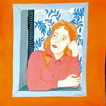 Mi proyecto del curso: Retratos pictóricos en gouache con patrón y texturas. Un projet de Peinture, Illustration numérique, Dessin de portrait , et Peinture gouache de ESPERANZA MIQUEL PICÓ - 21.05.2024