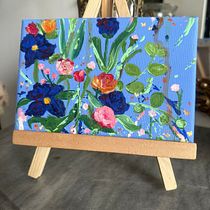 Mi proyecto del curso: Pintura floral expresiva con acrílicos. Fine Arts, Painting, Acr, lic Painting, and Botanical Illustration project by Alejandra Ceballos - 05.22.2024