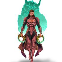 Mi proyecto del curso: Pintura digital para personajes en Procreate. Projekt z dziedziny Trad, c, jna ilustracja, Projektowanie postaci, Ilustracja c i frowa użytkownika andresroberto_gonzalezmendez - 23.05.2024