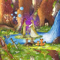 Mi proyecto del curso: Ilustraciones de bosques de fantasía en Procreate y Photoshop. Digital Illustration, Children's Illustration, and Digital Drawing project by aline - 05.23.2024