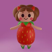 Mi proyecto del curso: Creación de personajes kawaii en 3D con Blender Ein Projekt aus dem Bereich Traditionelle Illustration, Design von Figuren, Digitale Illustration, 3-D-Modellierung und Manga von Luisa Henao Hoyos - 23.05.2024