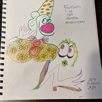 Mon projet du cours : Création de personnages de dessin animé à l'univers ludique. Ilustração tradicional, Design de personagens, Comic e Ilustração digital projeto de aldalou - 24.05.2024