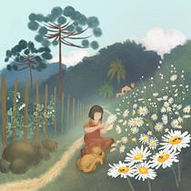 daisies and ladybugs from childhood. Un progetto di Illustrazione digitale di Gelsomina Eckberg - 23.05.2024