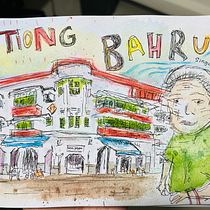 My project for course: Artistic Watercolor Sketching: Dare to Express Your Ideas. Ilustração tradicional, Esboçado, Criatividade, Desenho, Pintura em aquarela, e Sketchbook projeto de Germaine Tay - 25.05.2024