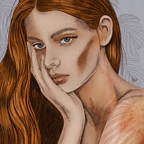My project for course: Illustrated Portraits with Procreate. Traditional illustration, Vector Illustration, Digital Illustration, and Portrait Drawing project by plrickwood - 05.25.2024