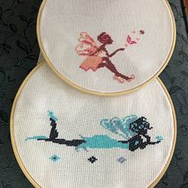 Mi proyecto del curso: Introducción al punto de cruz contemporáneo  Ein Projekt aus dem Bereich Stickerei, DIY, Upc, cling, Textildesign, Design und Traditionelle Illustration von cristinasimon_98 - 26.05.2024