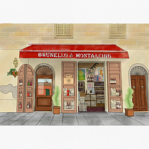 Meu projeto do curso: Ilustração urbana com aquarela: retrate sua cidade. Pintura, Desenho, Pintura em aquarela e Ilustração arquitetônica projeto de vanessa_fermino - 26.04.2024