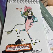 Mon projet du cours : Humour graphique : le dessin au service du rire Ein Projekt aus dem Bereich Traditionelle Illustration, Comic, Bleistiftzeichnung, Zeichnung und Erzählung von aldalou - 27.05.2024