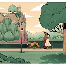 My project for course: Urban Illustration with Procreate Ein Projekt aus dem Bereich Traditionelle Illustration, Skizzenentwurf, Digitale Illustration, Digitale Malerei und Sketchbook von Yaroslava Yatsuba - 27.05.2024