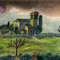 Mi proyecto del curso: Dibujo, pintura y digitalización en Photoshop de mundos imaginarios. Sketching, Drawing, Digital Illustration, Architectural Illustration, and Narrative project by sgamiz - 05.27.2024