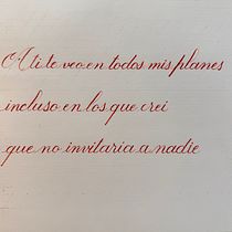 Mi proyecto del curso: Introducción a la caligrafía. Calligraph project by Mariana Colombo - 05.27.2024