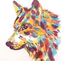 Mein Abschlussprojekt für den Kurs: Experimentelle Aquarelltechniken für Anfänger. Un progetto di Illustrazione tradizionale, Belle arti, Pittura ad acquerello e Illustrazione naturalistica di Katja Bader - 28.05.2024