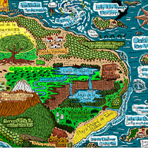 Mapa de: ¿Viajar o No Viajar?. Traditional illustration, Digital Illustration, and Editorial Illustration project by Rodrigo Balderrama Crespo - 05.31.2024