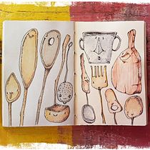 Meu projeto do curso: A arte de desenhar: transforme seus esboços em arte. Un projet de Illustration traditionnelle, Dessin, Carnet de croquis, Aquarelle , et Beaux Arts de Welington Vainer - 28.05.2024