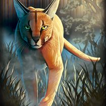 Mi proyecto del curso: Caracal desde la adversidad. Traditional illustration, Drawing, Digital Illustration, Digital Drawing, and Digital Painting project by cristobalblago - 05.28.2024