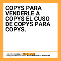 Mi proyecto del curso: Copywriting para copywriters. Un progetto di Pubblicità, Cop, writing, Stor, telling e Comunicazione di Orlando - 28.05.2024