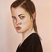 Mi proyecto del curso: Retrato en acuarela a partir de una fotografía. Traditional illustration, Watercolor Painting, and Portrait Drawing project by acuarelidad - 05.28.2024
