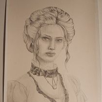 Meu projeto do curso: Retrato clássico: o método de desenho da renascença. Fine Arts, Sketching, Drawing, Portrait Drawing, Realistic Drawing, and Artistic Drawing project by Júlia Berton - 05.29.2024