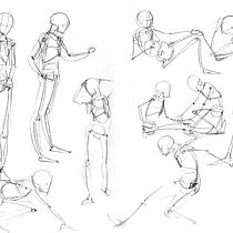 Mi proyecto del curso: Dibujo anatómico para principiantes Ein Projekt aus dem Bereich Bildende Künste, Skizzenentwurf, Bleistiftzeichnung, Zeichnung, Realistische Zeichnung und Anatomische Zeichnung von Inés Amėzquita - 27.05.2024
