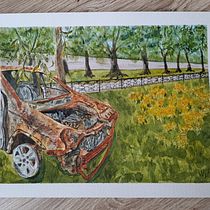 My project for course: Watercolour Texture Masterclass. Fine Arts, Painting, and Watercolor Painting project by Kate - 05.29.2024