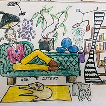 Te invito a mi viaje interior. Ilustração tradicional, Comic, e Desenho projeto de amamalaika - 29.05.2024