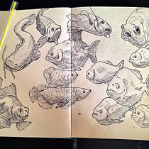 Mi proyecto del curso: Sketching diario como inspiración creativa. Traditional illustration, Sketching, Creativit, Drawing, and Sketchbook project by Sebastián Marín - 05.29.2024