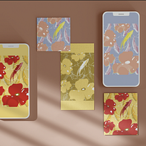 Mon projet du cours : Graphisme : l'art des formes et de la couleur. Graphic Design, Product Design, Pattern Design, Poster Design, Digital Drawing, and Color Theor project by Angie M - 05.30.2024