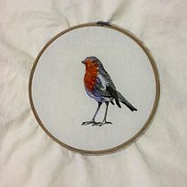 Mi proyecto del curso: Pintar con hilo: técnicas de ilustración textil. Ilustração tradicional, Bordado, e Design têxtil projeto de Marcela Díaz Romo - 30.05.2024