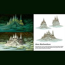 My project for course: Concept Art for Animation: Designing Magical Environments. Traditional illustration, Digital Illustration, Concept Art, and Digital Painting project by Anna Povoroznik - 05.27.2024