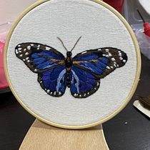 Mi proyecto del curso: Técnicas de bordado realista. Traditional illustration, Embroider, and Textile Design project by lilidelga - 05.31.2024