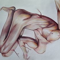 Mi proyecto del curso: Ilustración realista con bolígrafos de colores. Un proyecto de Ilustración tradicional, Bellas Artes, Dibujo, Dibujo de Retrato, Dibujo realista y Dibujo artístico de sbaffinatalia - 31.05.2024