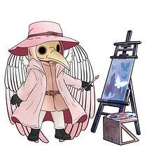 My project: Stickers for CM/GM in Black Desert Online. Traditional illustration, Character Design, and Digital Illustration project by Monica Trinidad Gutierrez - 05.30.2024