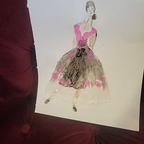My project for course: Watercolor Fashion Illustration: Silhouette, Color and Flow. Traditional illustration, Fashion Illustration	, and Watercolor Painting project by Deborah Wolff - 05.31.2024