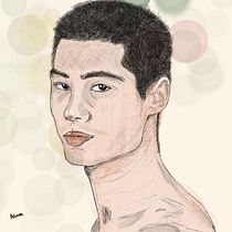 My project for course: Illustrated Portraits with Procreate. Traditional illustration, Vector Illustration, Digital Illustration, and Portrait Drawing project by alinedaronch - 05.31.2024