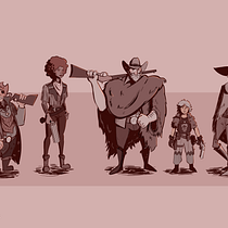 Meu projeto do curso: Introdução ao desenho de personagens para animação e videogames Ein Projekt aus dem Bereich Traditionelle Illustration, Animation, Design von Figuren, Videospiele und Design für Videospiele von Rui Narciso Alves - 02.06.2024