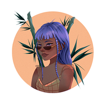 Мой проект для курса: Портреты персонажей в стиле мультфильма с Procreate. Design de personagens, Ilustração digital, Desenho digital, e Pintura digital projeto de asia_elih - 02.06.2024