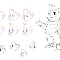 Il mio progetto del corso: Creazione di personaggi per racconti per bambini con Procreate. Traditional illustration, Character Design, Digital Illustration, Children's Illustration, and Digital Drawing project by Andrea Iusso - 06.02.2024