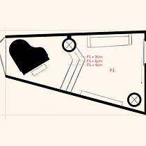 My project for course: Architectural Drawing: The Single-Point Perspective. Un proyecto de Diseño, Arquitectura, Paisajismo e Ilustración arquitectónica de Guan Qi - 03.06.2024