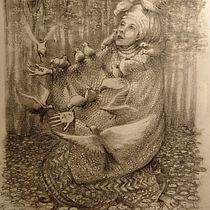 My project for course: Drawing From Imagination with Graphite and Charcoal . Traditional illustration, Fine Arts, Pencil Drawing, Drawing, Artistic Drawing, and Figure Drawing project by Shael Ami - 06.05.2024
