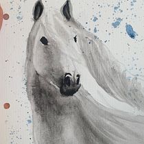 Meu projeto do curso: Retratos expressivos de animais em aquarela. Un proyecto de Ilustración tradicional, Pintura a la acuarela, Dibujo realista e Ilustración naturalista				 de Giovanna Miranda - 04.07.2024