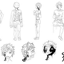 Mein Abschlussprojekt für den Kurs: Zeichnung von Manga-Figuren von Grund auf. Traditional illustration, Character Design, Comic, Pencil Drawing, Drawing, and Manga project by saskia jäkel - 06.05.2024