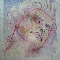 My project for course: Vibrant Portrait Drawing with Colored Pencils. Drawing, Portrait Drawing, Sketchbook, and Colored Pencil Drawing project by Kaye - 06.06.2024