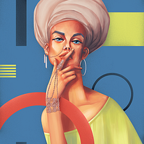 My project for course: Digital Portraits in Procreate with Graphical Elements. Projekt z dziedziny Ilustracja c, frowa, Portret, R i sunek anatomiczn użytkownika Tomáš SMOT Svoboda - 06.06.2024