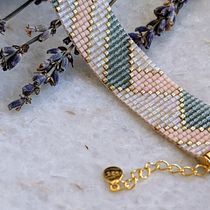 My project for course: Beaded Jewelry Design: Weave Elegant Patterns. Accessor, Design, Jewelr, and Design project by jandora.poli - 06.07.2024