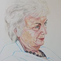 Mijn project van de cursus: Realistisch portretteren met kleurpotloden. Fine Arts, Pencil Drawing, Drawing, Portrait Drawing, Realistic Drawing, Artistic Drawing, Colored Pencil Drawing, and Traditional illustration project by karinannaert - 06.08.2024