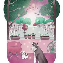 Mon projet du cours : Illustration urbaine : du croquis au dessin sur Procreate Ein Projekt aus dem Bereich Traditionelle Illustration, Skizzenentwurf, Digitale Illustration, Digitale Malerei und Sketchbook von Camille Dlb - 08.06.2024