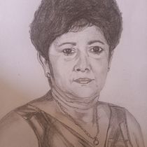 Mi proyecto del curso: Retrato realista con lápiz de grafito. Un progetto di Illustrazione tradizionale, Belle arti, Bozzetti, Disegno a matita, Disegno, Disegno di ritratti, Disegno realistico, Disegno artistico e Disegno anatomico di Anieliz Padrino - 08.06.2024