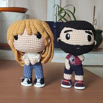 Mi proyecto del curso: Amigurumis: personas tejidas a crochet. Arts, Crafts, To, Design, Fiber Arts, Crochet, Amigurumi, and Textile Design project by saraatienza - 05.26.2024
